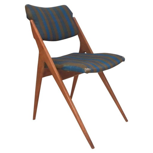 6 chaises de salle à manger, Gérard GUERMONPREZ - années 1950