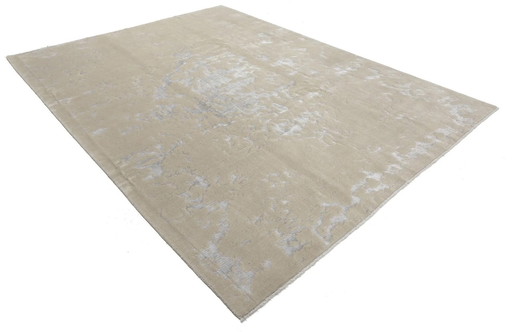 Designer Tapis Moderne Viscose Avec Brillant De Soie Pièce D'art 339 X 254 Cm