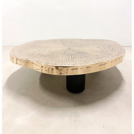 Image 1 of Table basse vintage en bronze, Belgique