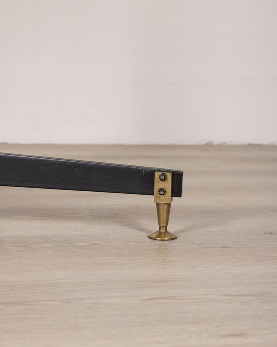 Image 1 of Table Vintage 1960S en métal et bois Design Italien