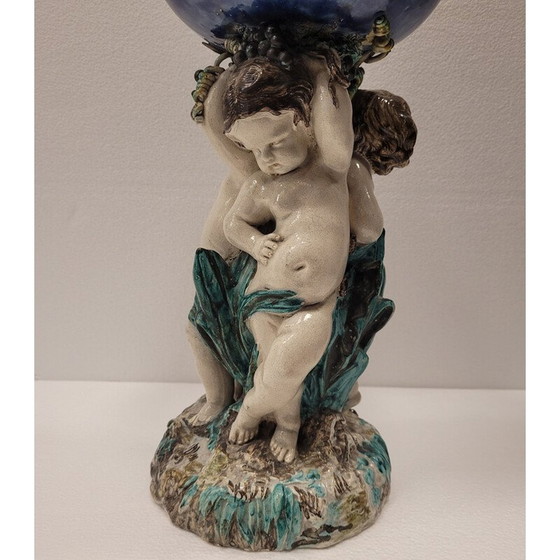 Image 1 of Pot vintage "Putti", France 1900