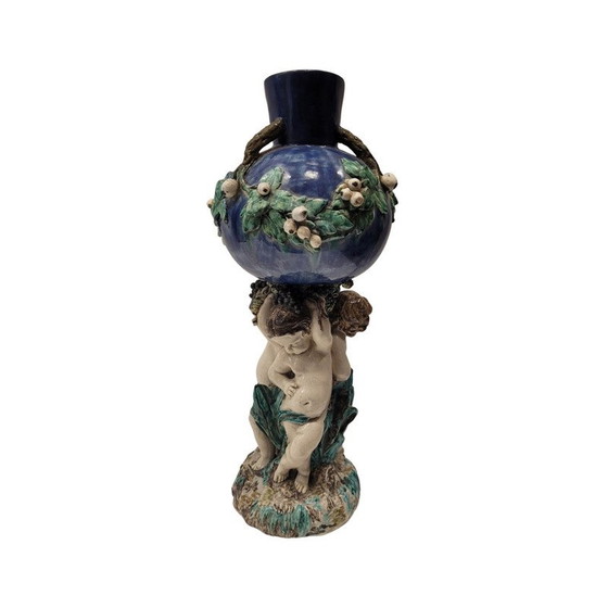 Image 1 of Pot vintage "Putti", France 1900