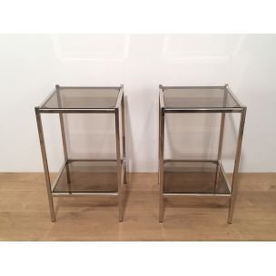 Image 1 of Paire de bouts de canapé vintage, 1970