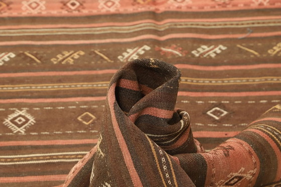 Image 1 of Original Modern Style Kilim Deko Design 261 X 137 cm Top Condition