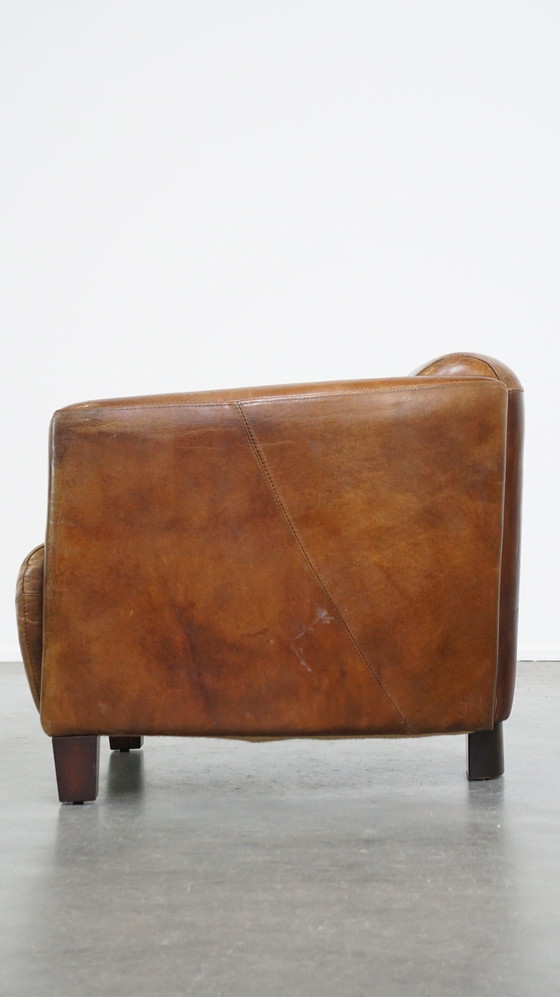 Image 1 of Fauteuil en cuir de bœuf