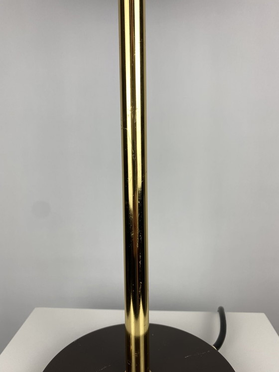 Image 1 of Une des quatre lampes de table marron et or Timor 69 par Louis Kalff pour Philips 1970