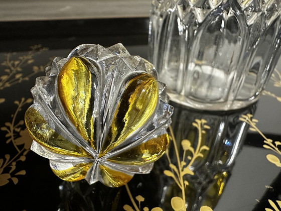 Image 1 of Flacon Période Art-Déco - Val-Saint-Lambert H 18 Cm