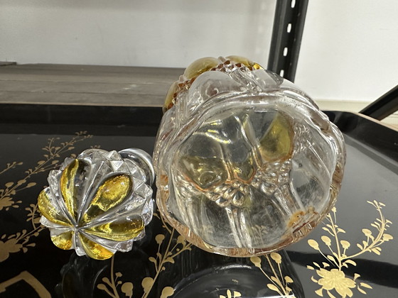 Image 1 of Flacon Période Art-Déco - Val-Saint-Lambert H 18 Cm