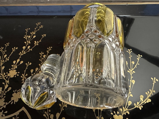 Image 1 of Flacon Période Art-Déco - Val-Saint-Lambert H 18 Cm