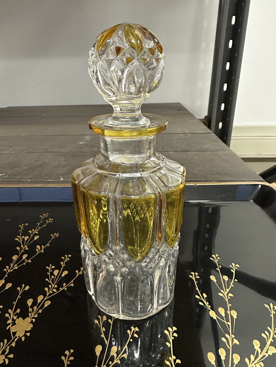 Image 1 of Flacon Période Art-Déco - Val-Saint-Lambert H 18 Cm