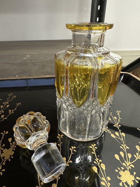 Image 1 of Flacon Période Art-Déco - Val-Saint-Lambert H 18 Cm