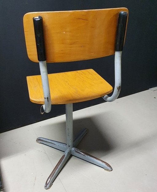 13040 Industrial Grey Chair Chaise d'école