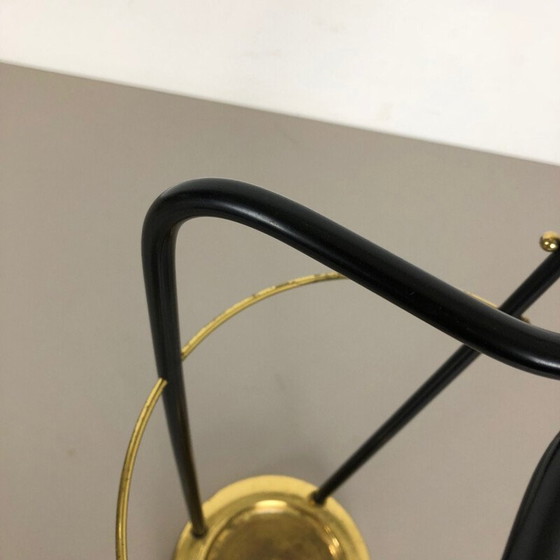 Image 1 of Porte-parapluie vintage hollywood regency en laiton, Allemagne 1950