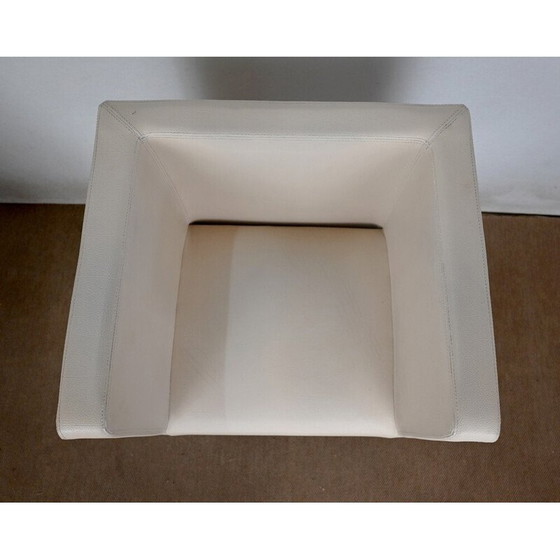 Image 1 of Paire de fauteuils pivotants vintage "Palladium" en simili cuir