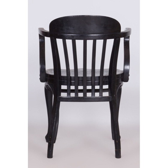 Image 1 of Fauteuil Vintage Art Déco en hêtre pour Thonet, Autriche 1920