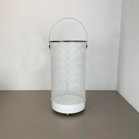 Image 1 of Porte-parapluie vintage en métal "mategot" pour Vereinigte Werkstätten München, Allemagne années 1950