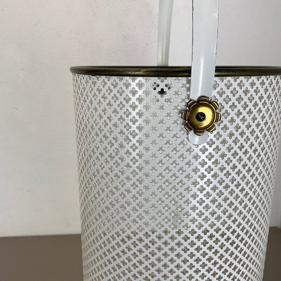 Image 1 of Porte-parapluie vintage en métal "mategot" pour Vereinigte Werkstätten München, Allemagne années 1950