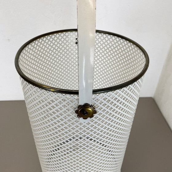 Image 1 of Porte-parapluie vintage en métal "mategot" pour Vereinigte Werkstätten München, Allemagne années 1950