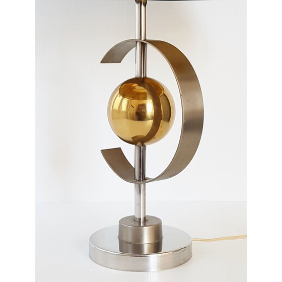 Image 1 of Lampe de table vintage en métal