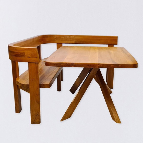 Image 1 of Pierre Chapo Vintage Dining Set