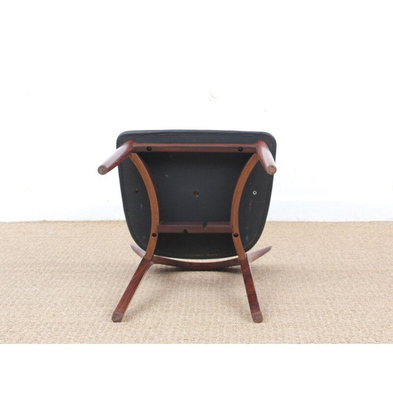 Image 1 of Suite de 4 chaises vintage en palissandre de Rio modèle Peter par Niels Koefoed, 1958