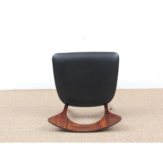 Image 1 of Suite de 4 chaises vintage en palissandre de Rio modèle Peter par Niels Koefoed, 1958
