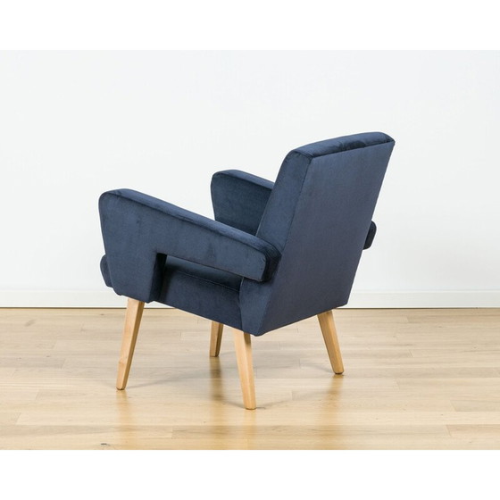 Image 1 of Paire de fauteuils en velours vintage de Jitona, Tchécoslovaquie années 1960