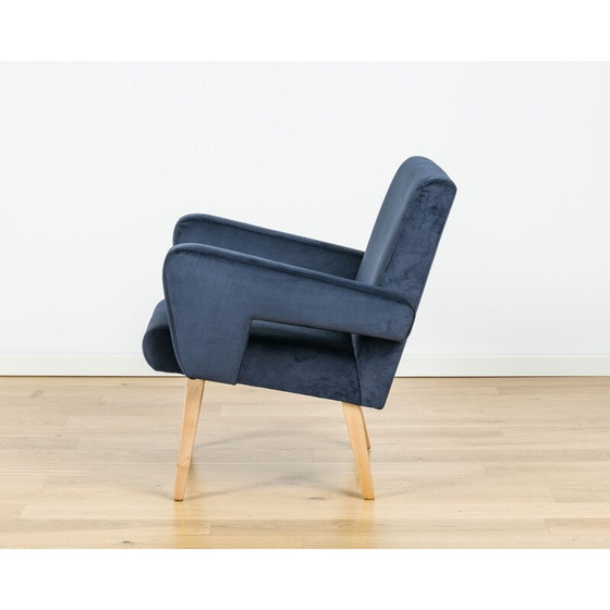 Image 1 of Paire de fauteuils en velours vintage de Jitona, Tchécoslovaquie années 1960