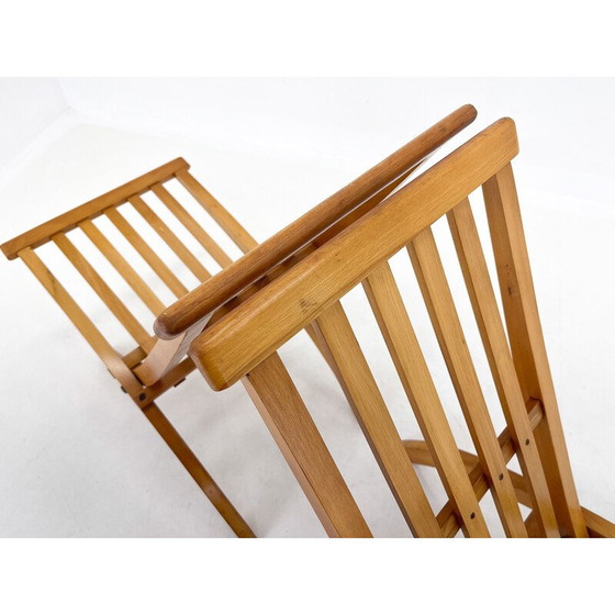 Image 1 of Paire de chaises pliantes vintage en hêtre par Otto Rothmayer