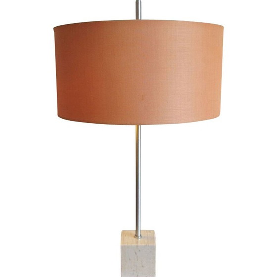 Image 1 of Paire de lampes de table en marbre vintage par Raak, 1960