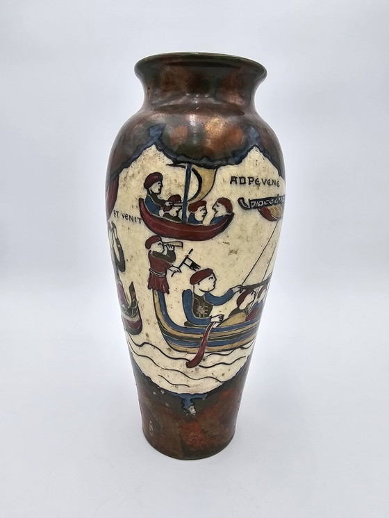 Image 1 of Vase À Décor De La Tapisserie De Bayeux