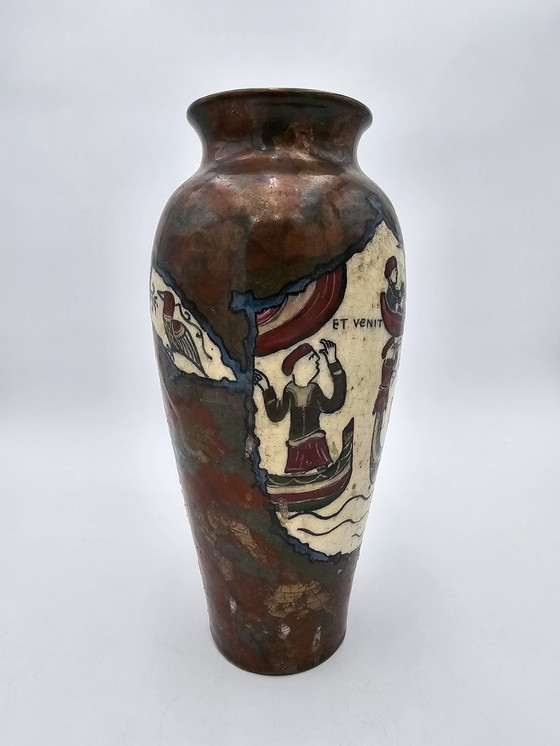 Image 1 of Vase À Décor De La Tapisserie De Bayeux