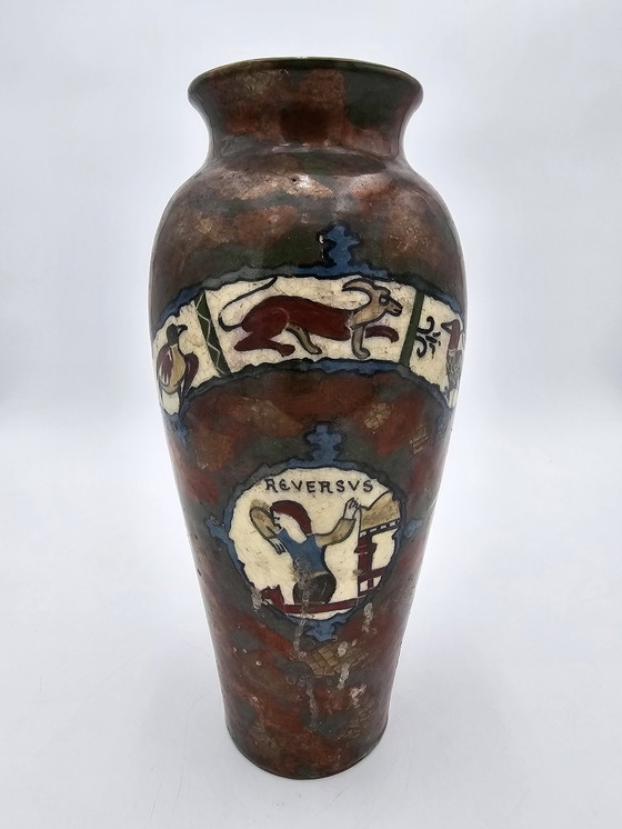 Image 1 of Vase À Décor De La Tapisserie De Bayeux