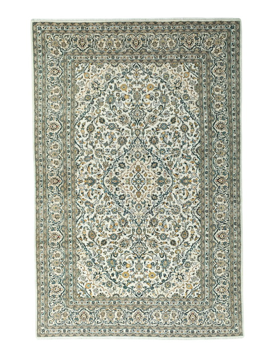 Image 1 of Tapis d'Orient Keshan liège noué à la main - 295 X 193 cm