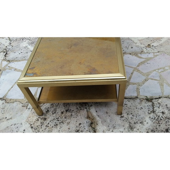 Image 1 of Table basse vintage à double plateau Maison Jansen 1970