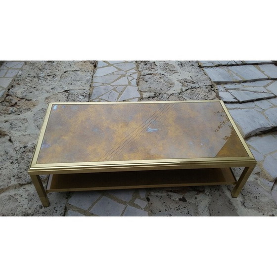 Image 1 of Table basse vintage à double plateau Maison Jansen 1970