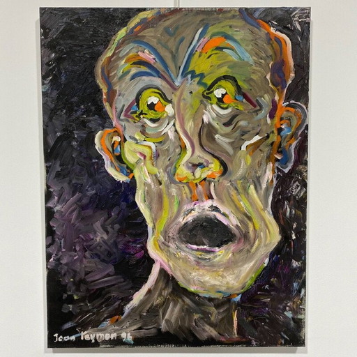 Peinture vintage de Jean Teymen, 1996