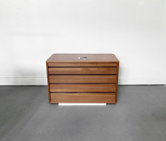 Image 1 of 1/2 Poul Cadovius Teak Tiroir Element Container With 4 Drawers Royal System