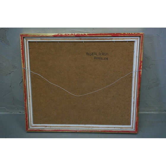 Image 1 of Peinture moderne vintage de Gustav Berlin, Suède 1967