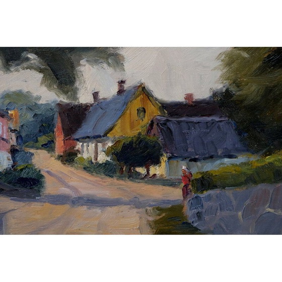 Image 1 of Peinture moderne vintage de Gustav Berlin, Suède 1967