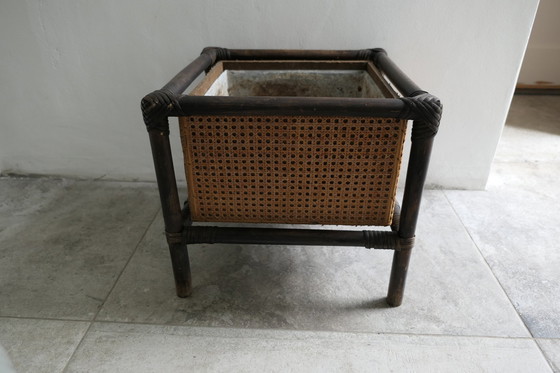 Image 1 of Jardinière Vintage Manou Bambou / Sangle