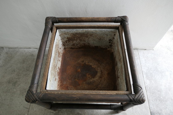 Image 1 of Jardinière Vintage Manou Bambou / Sangle