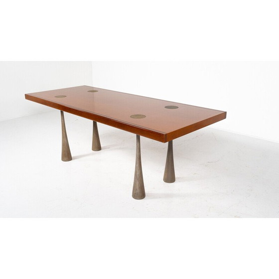 Image 1 of Table de salle à manger vintage par Angelo Mangiarotti, Italie
