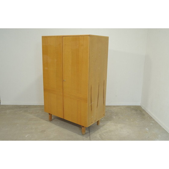 Image 1 of Armoire vintage en frêne et contreplaqué pour Novy Domov, Tchécoslovaquie 1970
