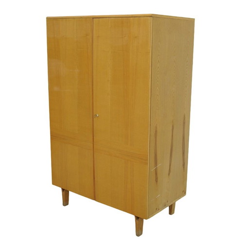 Armoire vintage en frêne et contreplaqué pour Novy Domov, Tchécoslovaquie 1970