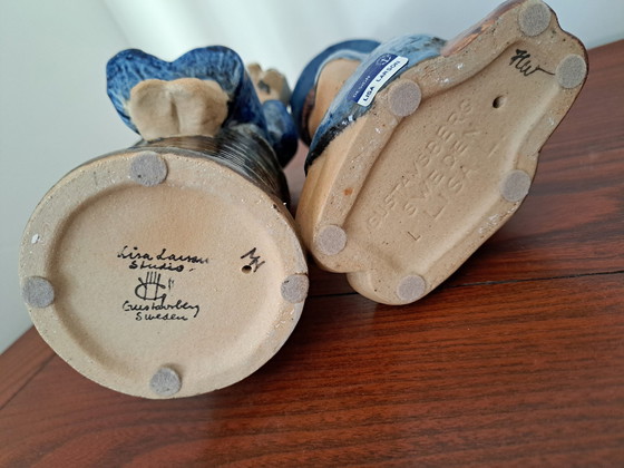 Image 1 of Figurines en céramique Lisa Larson 1977