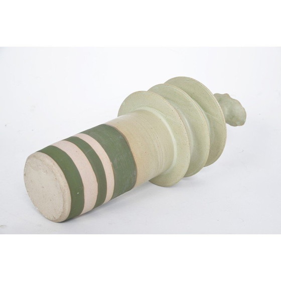 Image 1 of Poterie vintage "Pagoda pot" en grès par Alan Ashpool, Angleterre 1970