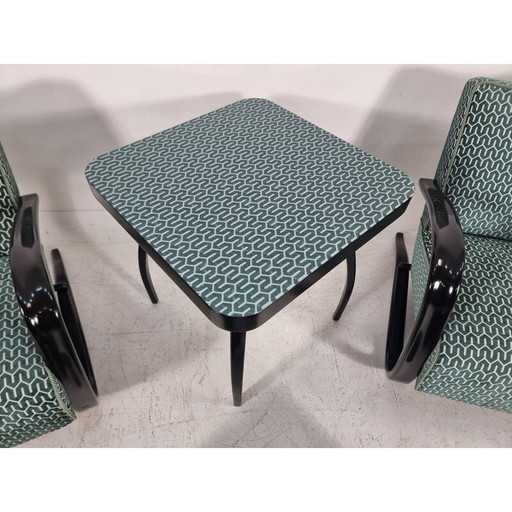 Ensemble de 4 fauteuils vintage H 269 par Jindřich Halabala pour Up Zavody, Tchécoslovaquie 1940