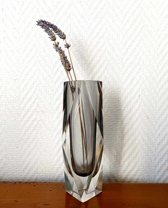 Image 1 of Vase Soliflore Sommerso Murano 1960 