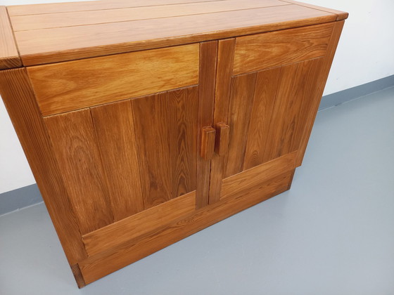 Image 1 of Meuble De Rangement Style Charlotte Perriand Les Arcs Vintage En Pin Des Années 60 70